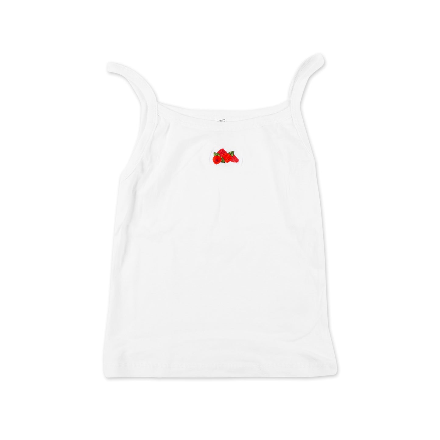 Berry Embroidered Tank Top